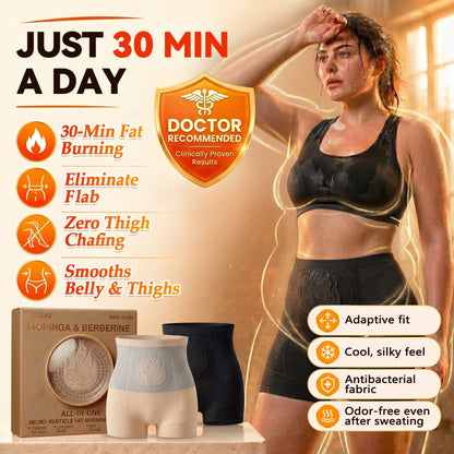模板图版PAURAJU® 30-Min All-in-One Micro-Particle Fat-Burning Shorts✅Ignites deep microcirculation to melt fat, flush toxins, and reverse metabolic aging.